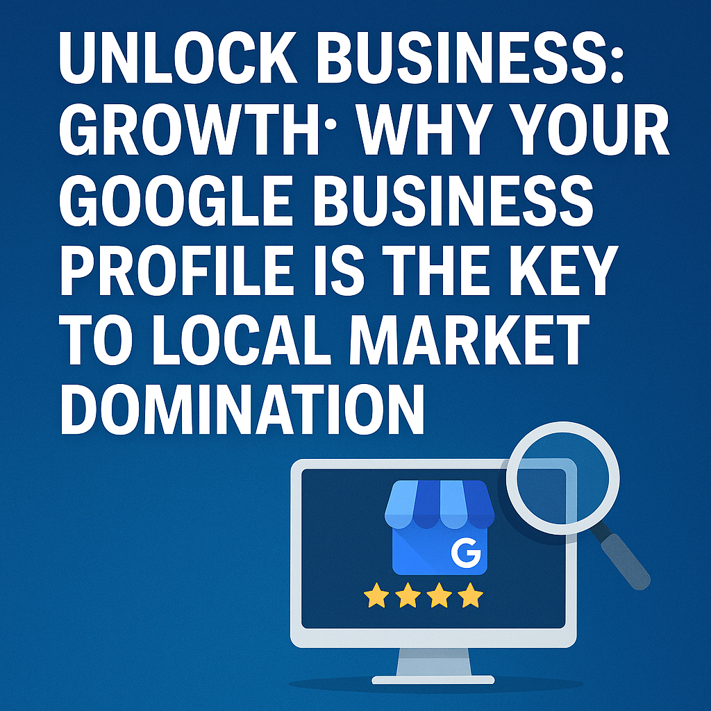 Why Your GBP is The Key to  Local Market Domination